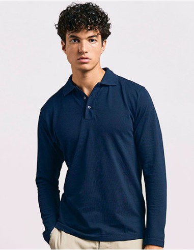 P-4600-Mens Heavy Polo Long Sleeve